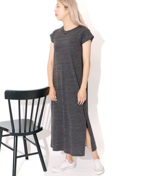 CAL．Berries（カルベリーズ）の「CAL．Berries/カルベリーズ OTONASLIT DRESS WOMEN'S ロングワンピース（ワンピース・レディース・ダークネイビー/ブラック・S）」の16枚目の写真