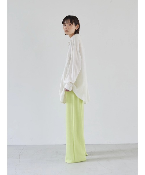 rem closet（レムクローゼット）の「レーヨンリネンマルチボタンシャツ（シャツ/ブラウス・レディース・ナチュラル・FREE）」の2枚目の写真