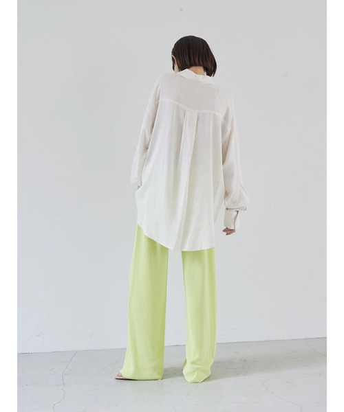 rem closet（レムクローゼット）の「レーヨンリネンマルチボタンシャツ（シャツ/ブラウス・レディース・ナチュラル・FREE）」の11枚目の写真