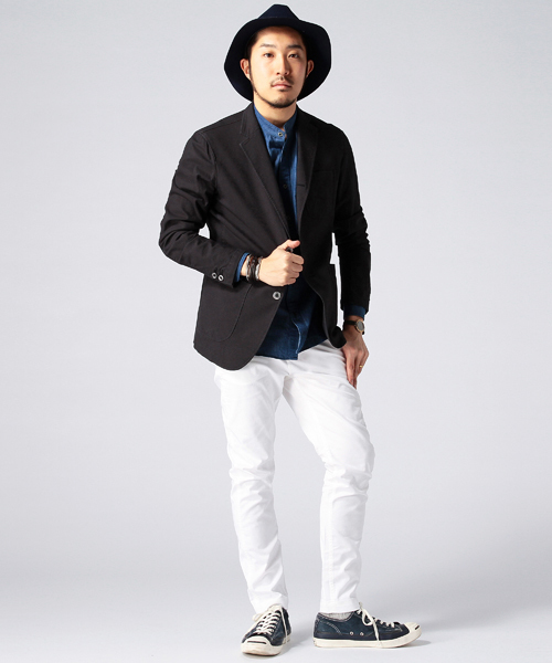 BEAMS(ビームス)の「◎BEAMS / オックスフォード 3Bジャケット(テーラードジャケット・メンズ・ブラック/ベージュ/ネイビー・MEDIUM/LARGE/SMALL/X-LARGE)」の18枚目の写真