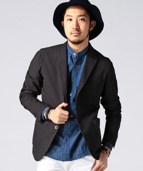 BEAMS(ビームス)の「◎BEAMS / オックスフォード 3Bジャケット(テーラードジャケット・メンズ・ブラック/ベージュ/ネイビー・MEDIUM/LARGE/SMALL/X-LARGE)」の14枚目の写真