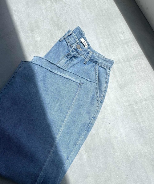 キャナルジーンCANAL JEAN El mar(エルマール)バギーデニムパンツ キャナルジーン CANAL JEAN El mar(エルマール)バギーデニム