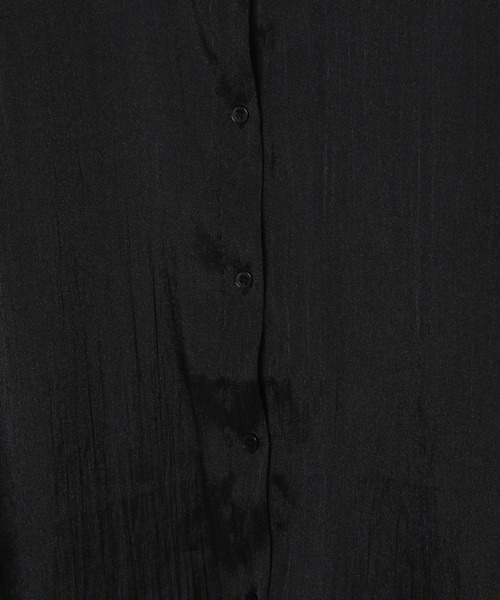 LOWRYS FARM（ローリーズファーム）の「シャンブレーワイドシャツ　344676（シャツ/ブラウス・レディース・ブラック/ブルー/ブラウン/アイボリー/ピンク・FREE）」の11枚目の写真