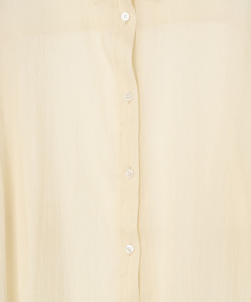 LOWRYS FARM（ローリーズファーム）の「シャンブレーワイドシャツ　344676（シャツ/ブラウス・レディース・ブラック/ブルー/ブラウン/アイボリー/ピンク・FREE）」の12枚目の写真