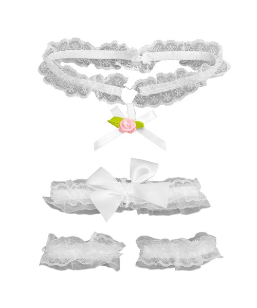 【jewels】セクシーレースキャット ハロウィンコスプレ6点セット ピンク jewels】セクシーレースキャット ハロウィンコスプレ6点セット