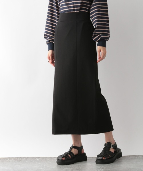 GLOBAL WORK(グローバルワーク)の「スゴラクストレッチIラインスカート/345743(スカート・レディース・ブラック/ブラウン/オレンジ/グリーン・MEDIUM/LARGE)」の8枚目の写真