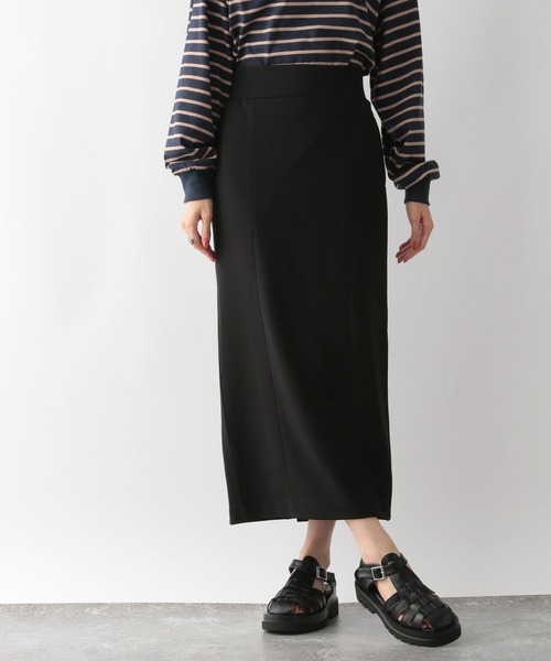 GLOBAL WORK(グローバルワーク)の「スゴラクストレッチIラインスカート/345743(スカート・レディース・ブラック/ブラウン/オレンジ/グリーン・MEDIUM/LARGE)」の9枚目の写真