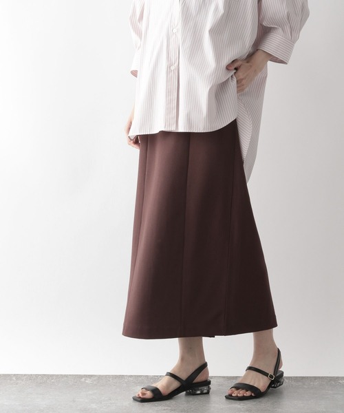 GLOBAL WORK(グローバルワーク)の「スゴラクストレッチIラインスカート/345743(スカート・レディース・ブラック/ブラウン/オレンジ/グリーン・MEDIUM/LARGE)」の14枚目の写真