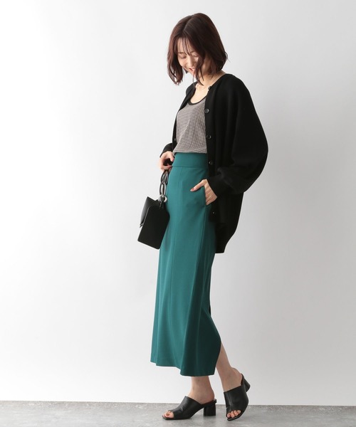 GLOBAL WORK(グローバルワーク)の「スゴラクストレッチIラインスカート/345743(スカート・レディース・ブラック/ブラウン/オレンジ/グリーン・MEDIUM/LARGE)」の15枚目の写真