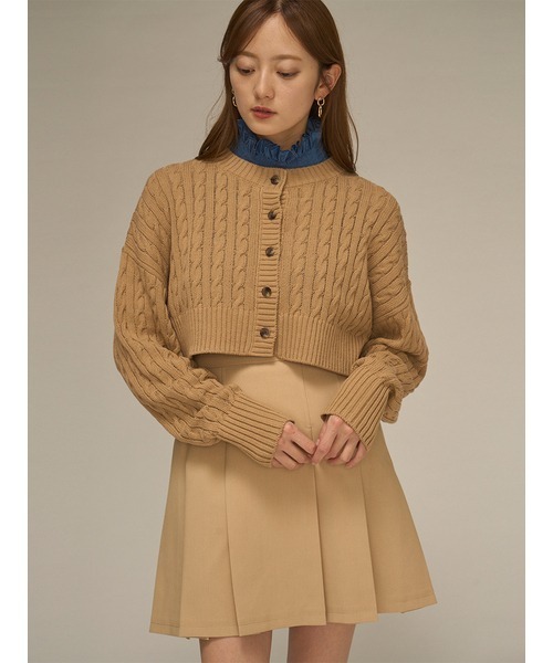 SNIDEL（スナイデル）の「プリーツスカショーパン（その他パンツ・レディース・ブラック/ベージュ/ブラウン/その他・0/1）」の10枚目の写真