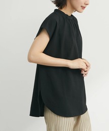 Green　Parks | バック釦フレンチスリーブブラウス(シャツ/ブラウス)