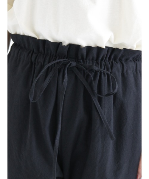 Samansa Mos2(サマンサ モスモス)の「裾絞りパンツ(その他パンツ・レディース・ブラック/ベージュ/オフホワイト・フリ-)」の11枚目の写真