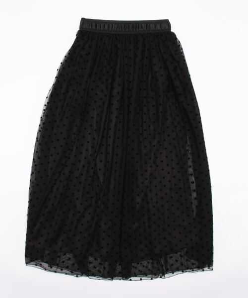 DONOBAN（ドノバン）の「フロッキードットスカート（スカート・レディース・ブラック・F）」の19枚目の写真