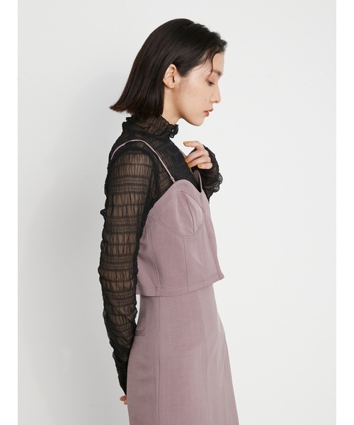 LILY BROWN(リリーブラウン)の「コルセットビスチェトップス(その他トップス・レディース・ベージュ/ブラウン/ラベンダー・FREE)」の13枚目の写真