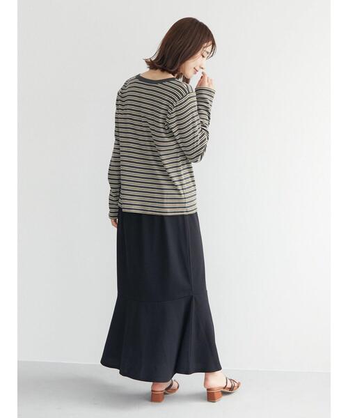 Green　Parks（グリーンパークス）の「・novem9 カットジョーゼットマーメイドスカート（スカート・レディース・ブルー/レッド/ブラック/ピンク・FREE）」の10枚目の写真