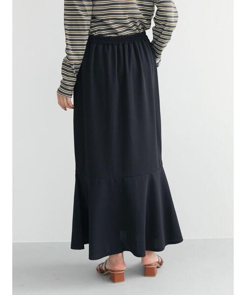 Green　Parks（グリーンパークス）の「・novem9 カットジョーゼットマーメイドスカート（スカート・レディース・ブルー/レッド/ブラック/ピンク・FREE）」の8枚目の写真