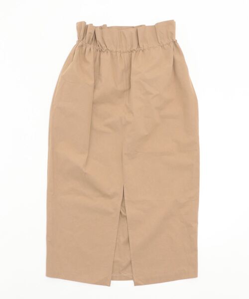TRANOI（トラノイ）の「TRANOI ウエストギャザースカート（スカート・レディース・ブラック/ベージュ/カーキ・FREE）」の21枚目の写真