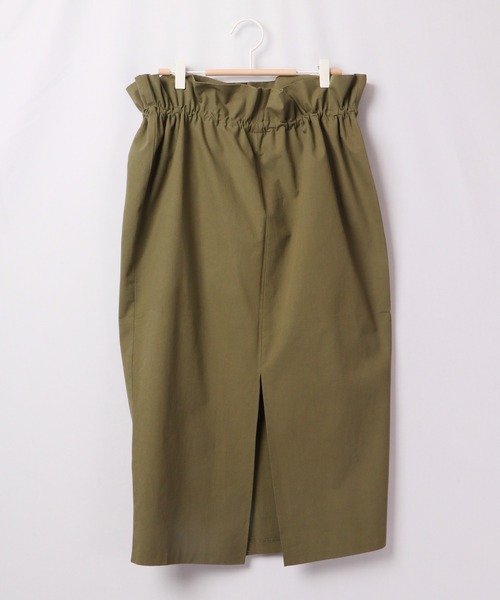 TRANOI（トラノイ）の「TRANOI ウエストギャザースカート（スカート・レディース・ブラック/ベージュ/カーキ・FREE）」の16枚目の写真