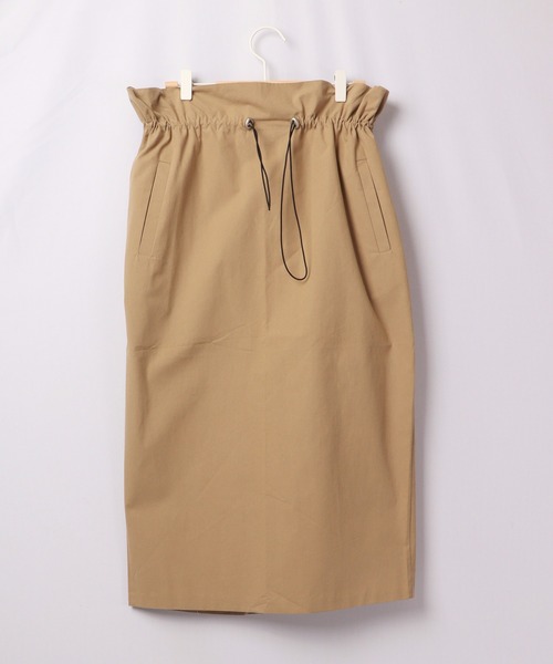 TRANOI（トラノイ）の「TRANOI ウエストギャザースカート（スカート・レディース・ブラック/ベージュ/カーキ・FREE）」の10枚目の写真
