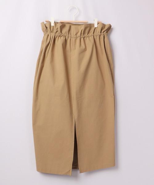 TRANOI（トラノイ）の「TRANOI ウエストギャザースカート（スカート・レディース・ブラック/ベージュ/カーキ・FREE）」の11枚目の写真