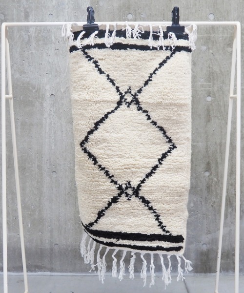 CONTROL FREAK / CTFK（コントロールフリーク）の「CONTROL FREAK(コントロールフリーク)BENIOURAIN（ラグ/マット・レディース・ホワイト/グレー/アイボリー/クリーム・FREE）」の3枚目の写真