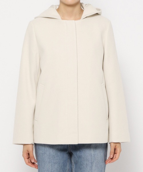 軽やかストレッチ2WAYショートコート/278042