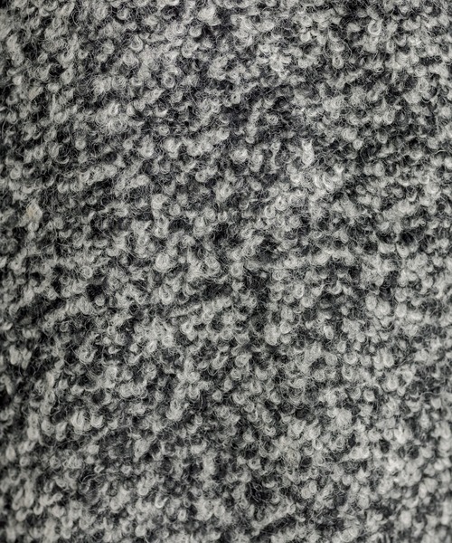 COLLAGE GALLARDAGALANTE（コラージュガリャルダガランテ）の「素材感で差がつくアウター/ループニットジップコート（その他アウター・レディース・チャコールグレー/ライトグレー・FREE）」の16枚目の写真