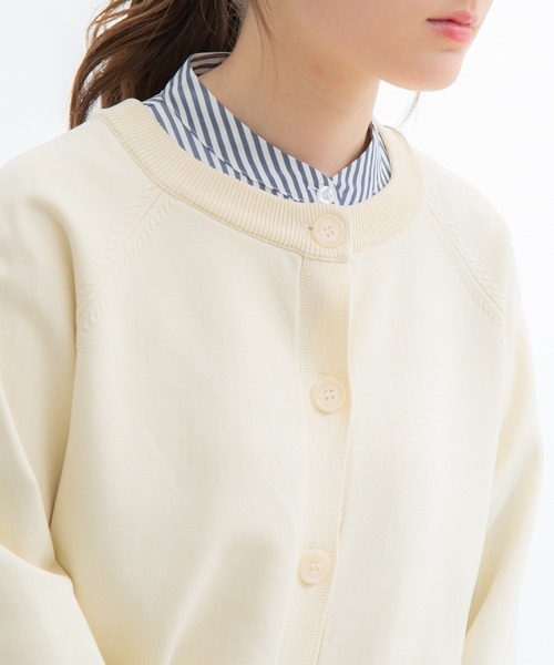 Honeys（ハニーズ）の「クルーネックカーディガン（カーディガン/ボレロ・レディース・ブラック/ライム/ブルー/アイボリー/ピンク系その他・LL/M/L）」の18枚目の写真