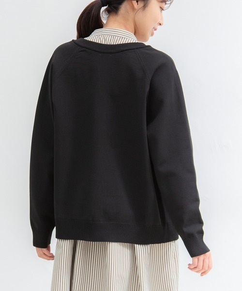 Honeys（ハニーズ）の「クルーネックカーディガン（カーディガン/ボレロ・レディース・ブラック/ライム/ブルー/アイボリー/ピンク系その他・LL/M/L）」の22枚目の写真