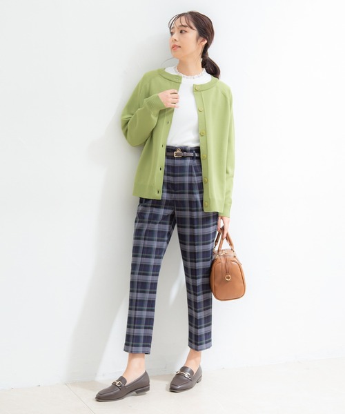 Honeys（ハニーズ）の「クルーネックカーディガン（カーディガン/ボレロ・レディース・ブラック/ライム/ブルー/アイボリー/ピンク系その他・LL/M/L）」の15枚目の写真