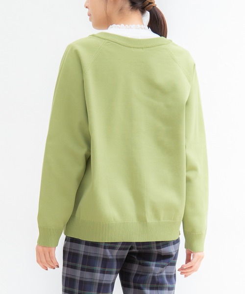 Honeys（ハニーズ）の「クルーネックカーディガン（カーディガン/ボレロ・レディース・ブラック/ライム/ブルー/アイボリー/ピンク系その他・LL/M/L）」の20枚目の写真