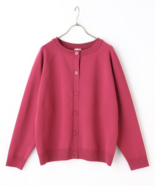 Honeys（ハニーズ）の「クルーネックカーディガン（カーディガン/ボレロ・レディース・ブラック/ライム/ブルー/アイボリー/ピンク系その他・LL/M/L）」の12枚目の写真