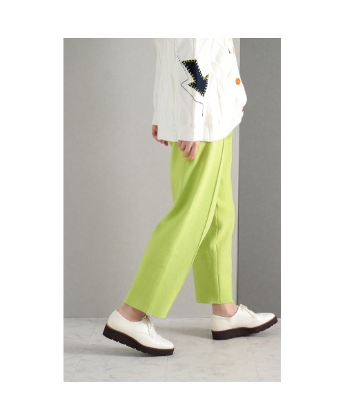 Sawa a la mode（サワアラモード）の「気持ちもクローゼットも彩るカラーニットパンツ（その他パンツ・レディース・ピンク/グリーン/ブルー・FREE）」の12枚目の写真