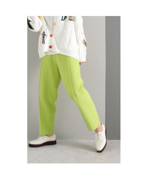 Sawa a la mode（サワアラモード）の「気持ちもクローゼットも彩るカラーニットパンツ（その他パンツ・レディース・ピンク/グリーン/ブルー・FREE）」の13枚目の写真
