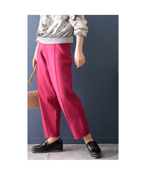 Sawa a la mode（サワアラモード）の「気持ちもクローゼットも彩るカラーニットパンツ（その他パンツ・レディース・ピンク/グリーン/ブルー・FREE）」の19枚目の写真