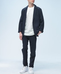 SAKAZEN（サカゼン）の「【WEB限定・セットアップ】カジュアル スーツ SETUP ストレッチ テーラードジャケット ウエストゴム ウェストコード入り（セットアップ）」