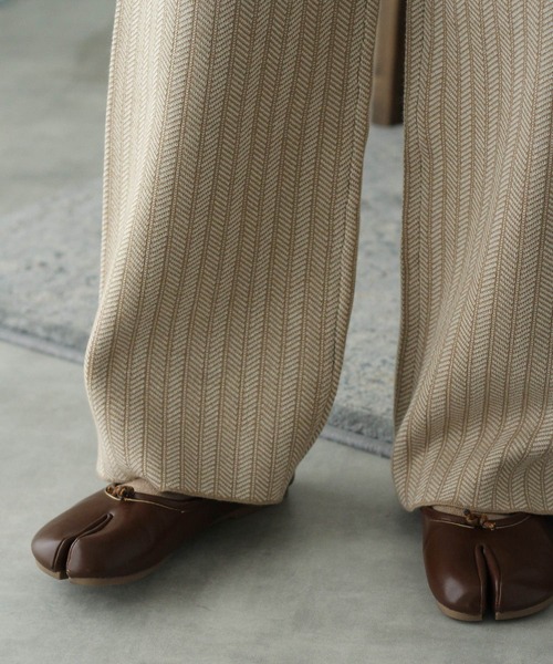 Crisp（クリスプ）の「ジャカードニットパンツ（その他パンツ・レディース・ブラック/ベージュ・FREE）」の14枚目の写真