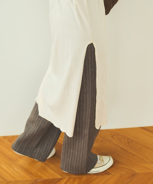 Crisp（クリスプ）の「ジャカードニットパンツ（その他パンツ・レディース・ブラック/ベージュ・FREE）」の22枚目の写真