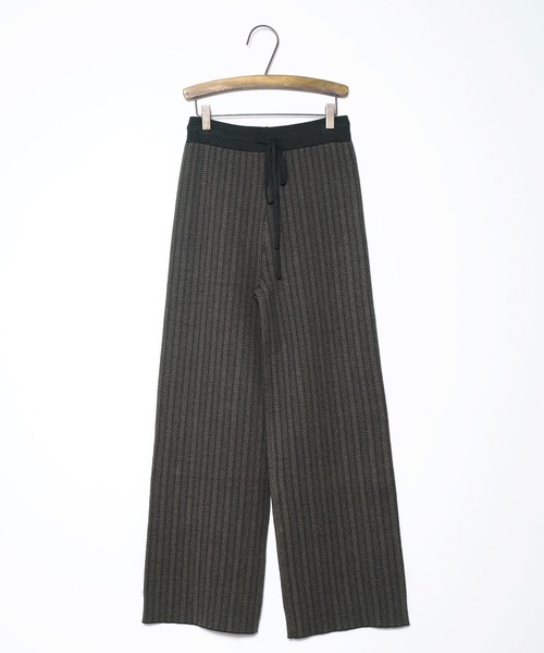 Crisp（クリスプ）の「ジャカードニットパンツ（その他パンツ・レディース・ブラック/ベージュ・FREE）」の17枚目の写真