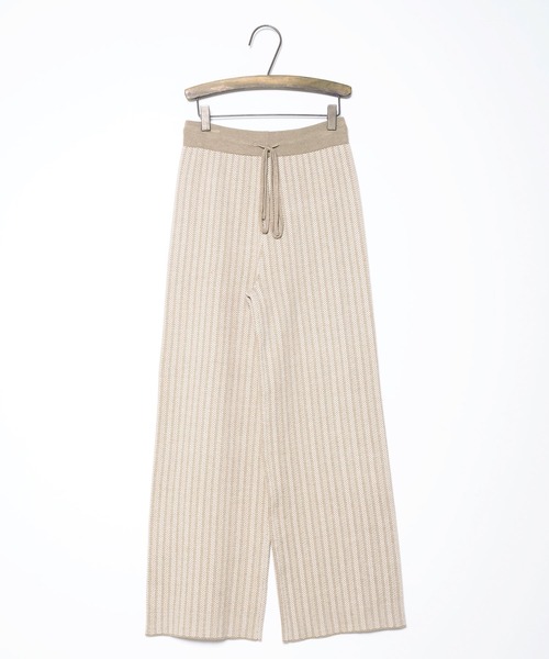 Crisp（クリスプ）の「ジャカードニットパンツ（その他パンツ・レディース・ブラック/ベージュ・FREE）」の15枚目の写真