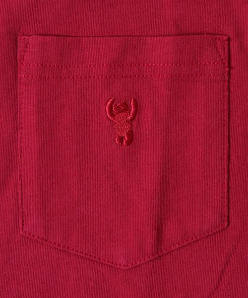 coen（コーエン）の「USAコットンポケT（Tシャツ/カットソー・メンズ・ワイン/ホワイト/ブラック/ターコイズブルー/ネイビー/イエロー・SMALL/MEDIUM/LARGE/X-LARGE）」の11枚目の写真