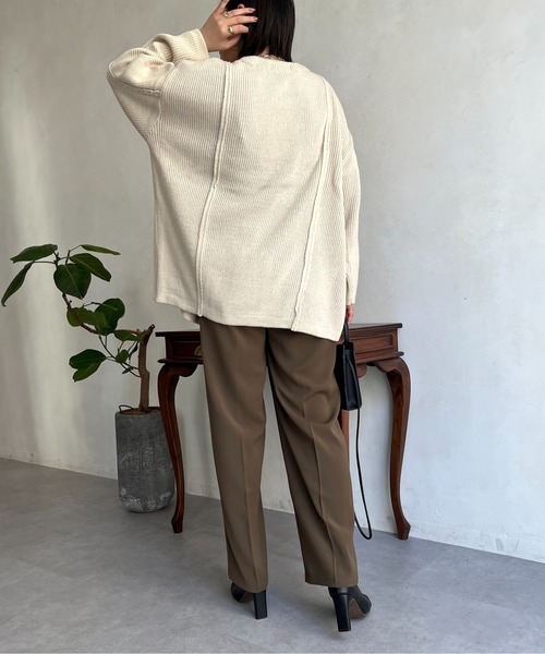 prose verse（プロズヴェール）の「2タックセンタープレススラックス（その他パンツ・レディース・ライトグレー/ブラウン/グレー・FREE）」の16枚目の写真