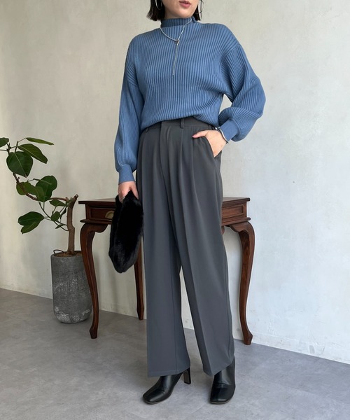 prose verse（プロズヴェール）の「2タックセンタープレススラックス（その他パンツ・レディース・ライトグレー/ブラウン/グレー・FREE）」の21枚目の写真