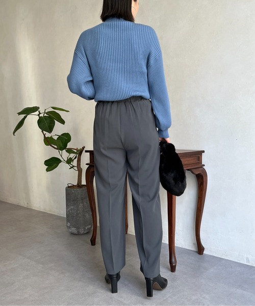 prose verse（プロズヴェール）の「2タックセンタープレススラックス（その他パンツ・レディース・ライトグレー/ブラウン/グレー・FREE）」の6枚目の写真