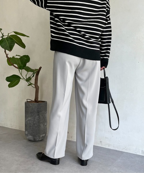 prose verse（プロズヴェール）の「2タックセンタープレススラックス（その他パンツ・レディース・ライトグレー/ブラウン/グレー・FREE）」の15枚目の写真