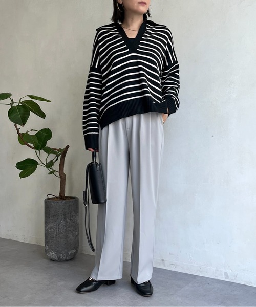 prose verse（プロズヴェール）の「2タックセンタープレススラックス（その他パンツ・レディース・ライトグレー/ブラウン/グレー・FREE）」の22枚目の写真