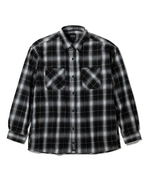 STORMY（ストーミー）の「ストーミー STORMY hombre check flannel SHIRTS シャツ オンブレーチェック フランネルシャツ（シャツ/ブラウス・メンズ・グリーン/ホワイト×ブラック・LARGE/X-LARGE/MEDIUM）」の6枚目の写真