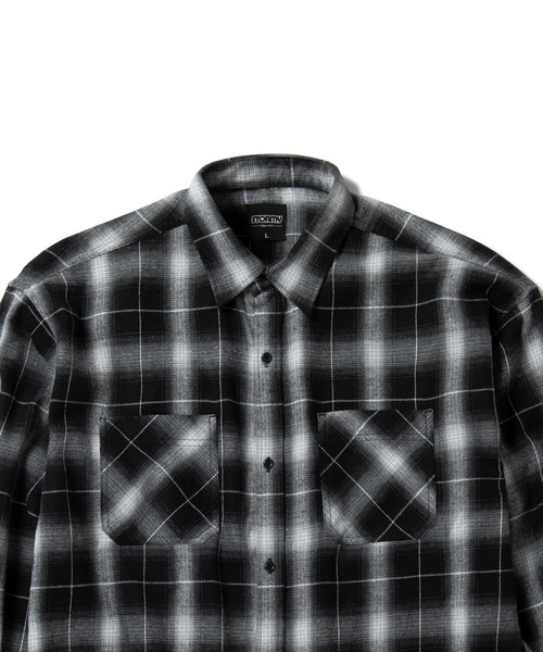 STORMY（ストーミー）の「ストーミー STORMY hombre check flannel SHIRTS シャツ オンブレーチェック フランネルシャツ（シャツ/ブラウス・メンズ・グリーン/ホワイト×ブラック・LARGE/X-LARGE/MEDIUM）」の7枚目の写真