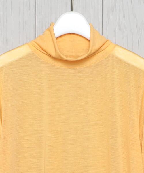 H　BEAUTY&YOUTH UNITED ARROWS（エイチビューティーアンドユースユナイテッドアローズ）の「＜H＞SHEER TURTLE NECK PULLOVER/カットソー（その他トップス・レディース・オフホワイト/ライトブルー/ダークグレー/イエロー・FREE）」の5枚目の写真