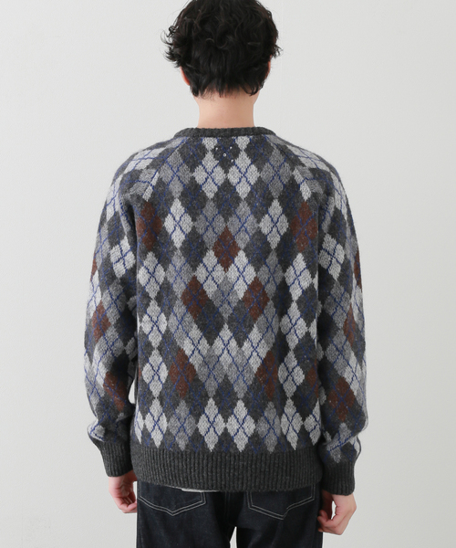 POP TRADING COMPANY（ポップトレーディングカンパニー）の「【POP TRADING COMPANY】burlington knitted（ニット/セーター・メンズ・チャコールグレー・LARGE/X-LARGE）」の5枚目の写真